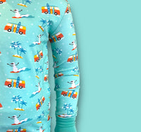 Thumbnail for Surfing Snowman 2-Piece Lounge Set